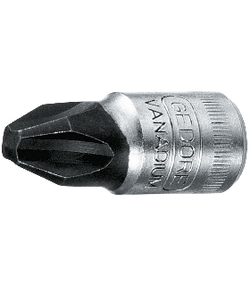 VASO DESTORNILLADOR 1/4"" PH 2 6174660 GEDORE